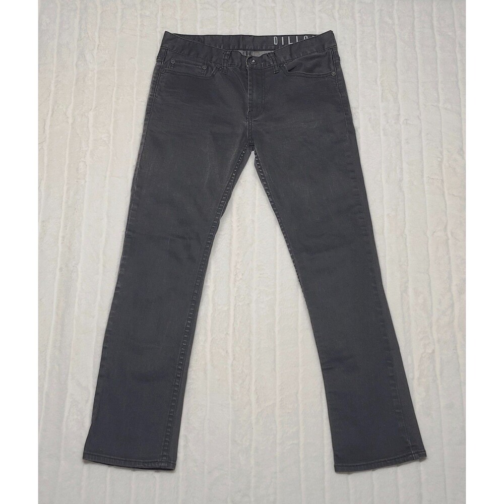 Bullhead Dillon Skinny Jeans Men's Size 30x30 Dark Gray Stretch Denim